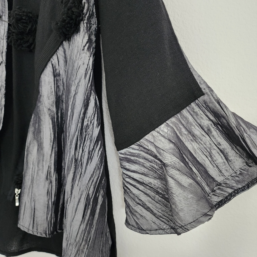 Siewierski Andrzej Statement Piece Flared Sleeve Patchwork Top - Picture 9 of 15